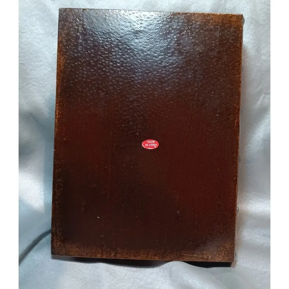 Wooden Decorative Storage Box Faux Book “War and Peace